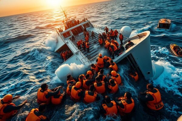 Kapal Feri Terbalik di Perairan Bali, Tim SAR Evakuasi Korban