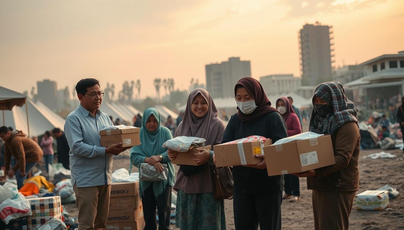 Menteri Sosial Serahkan Bantuan untuk Korban Kebakaran di Bandung