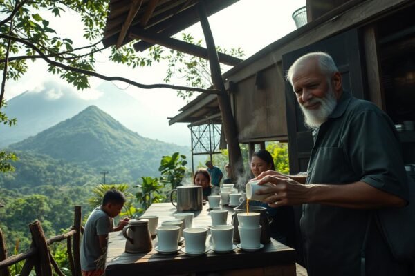 tukang kopi di lereng merapi