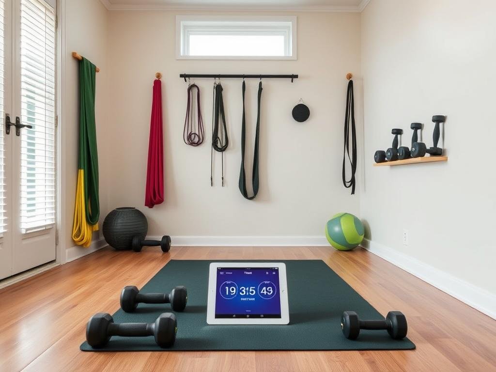 Lingkungan latihan rumah yang optimal untuk atlet