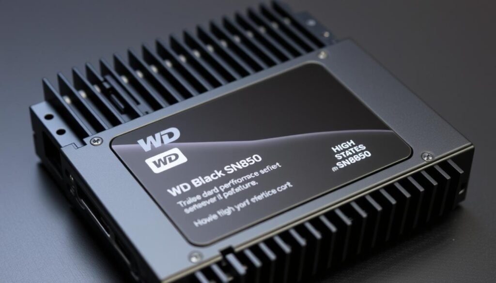 Gambar WD Black SN850 dengan heatsink yang kokoh